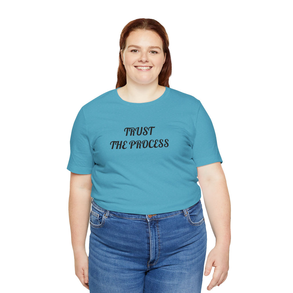 Trust the Process Tee — Inspirational Motivational White T‑Shirt