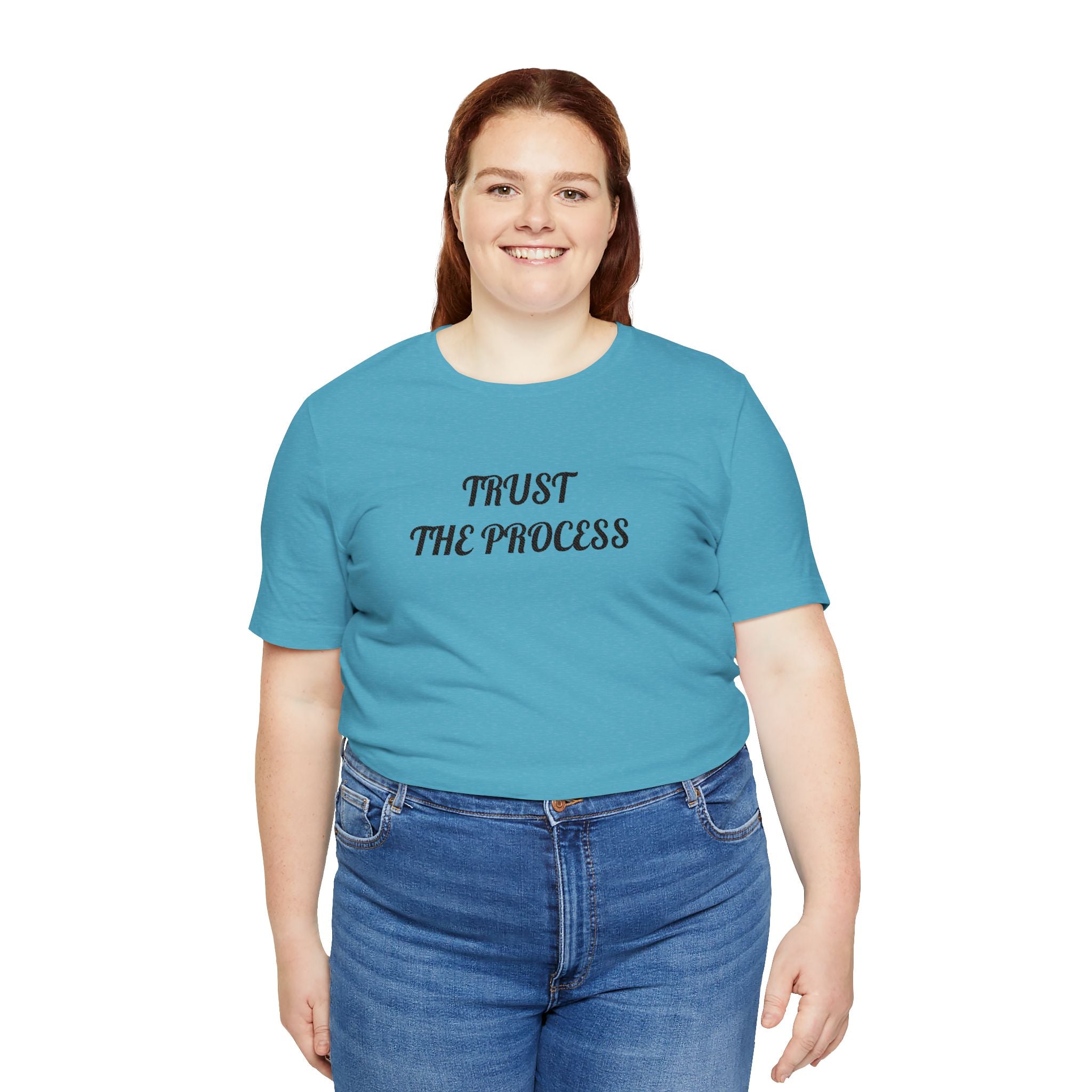 Trust the Process Tee — Inspirational Motivational White T‑Shirt