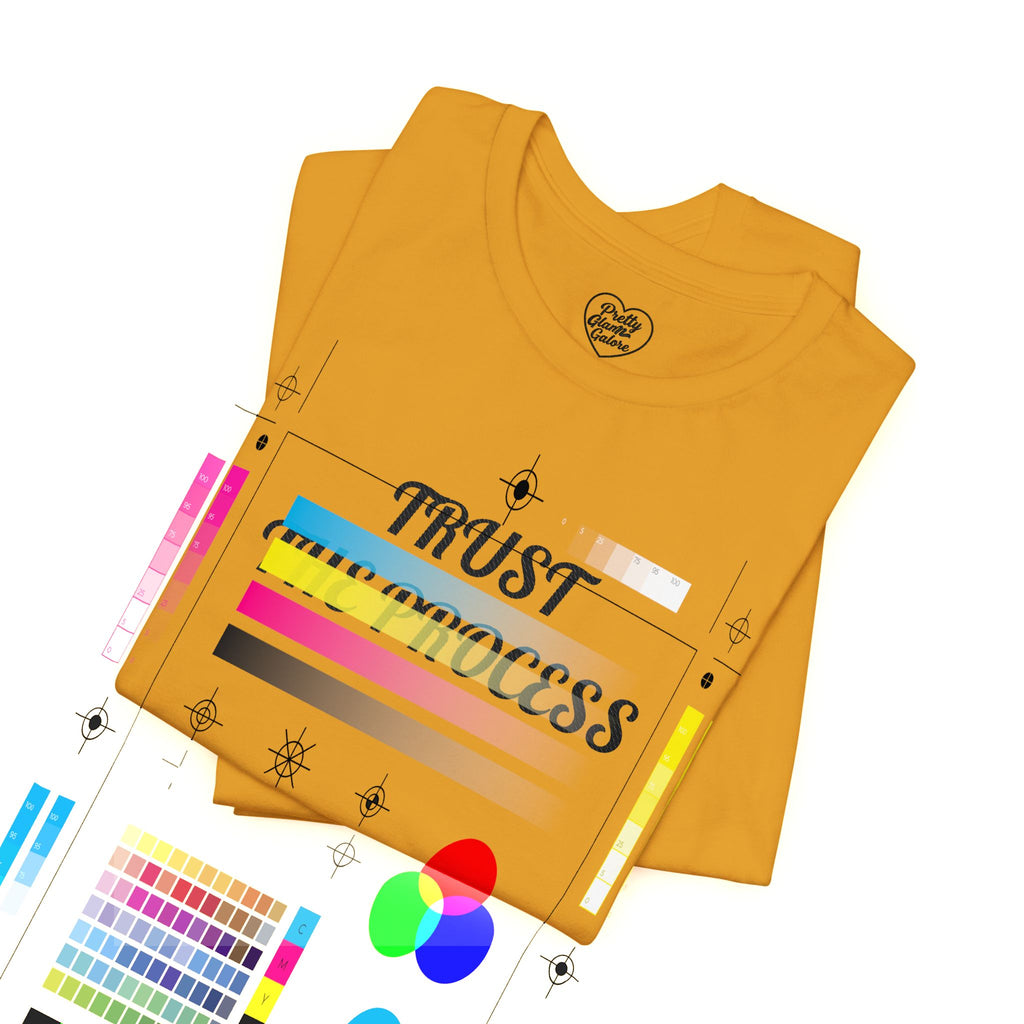 Trust the Process Tee — Inspirational Motivational White T‑Shirt