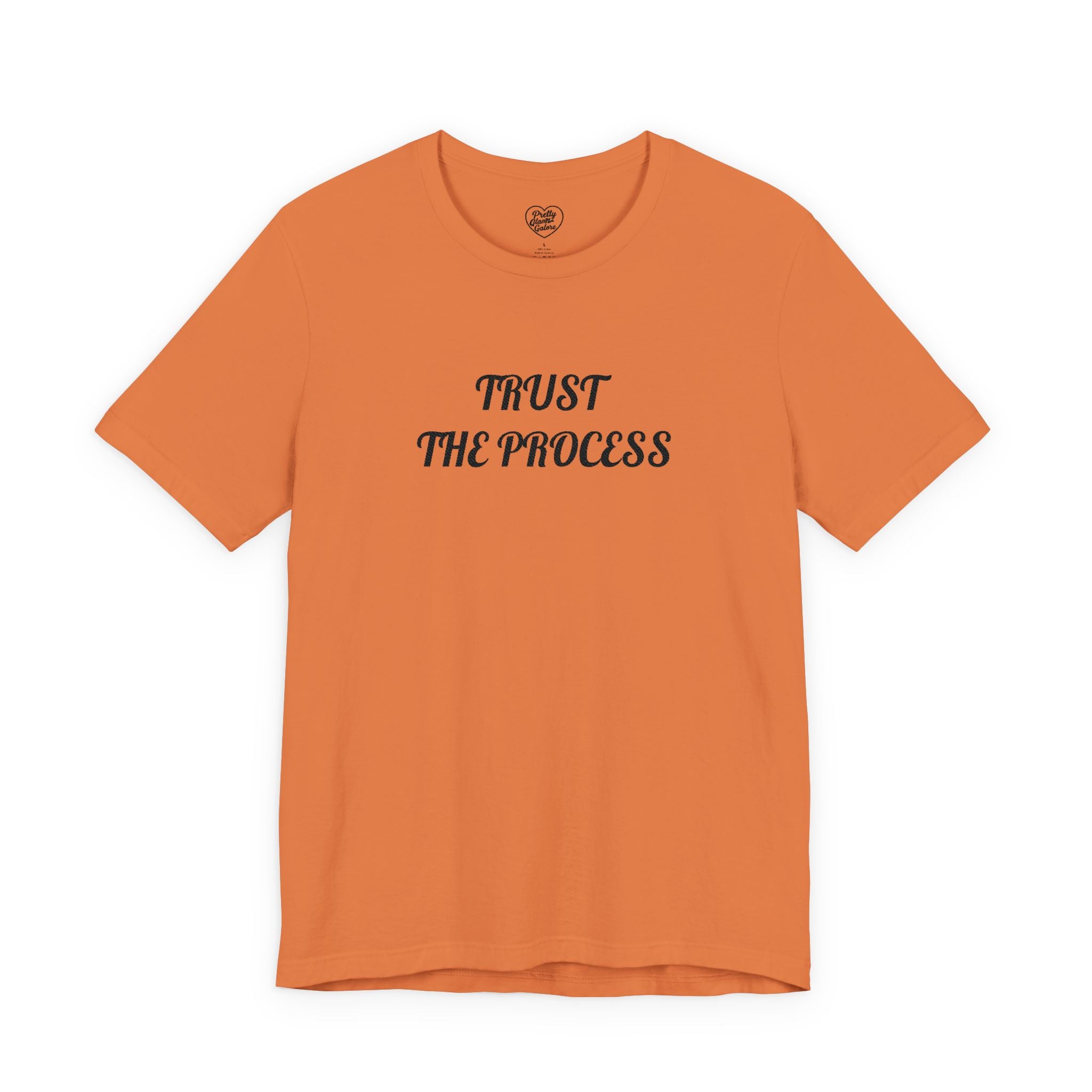 Trust the Process Tee — Inspirational Motivational White T‑Shirt
