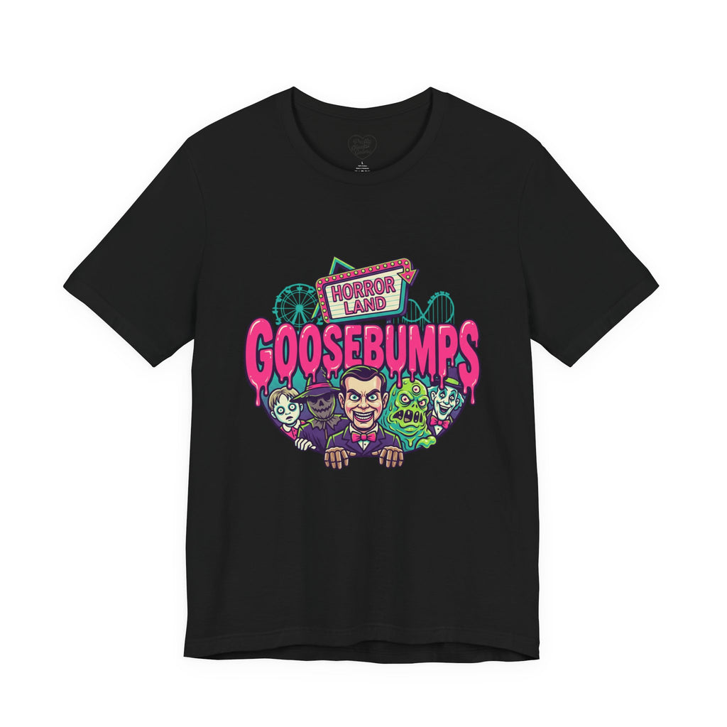 Goosebumps Horrorland Graphic Tee - Retro Scary Monsters T-Shirt
