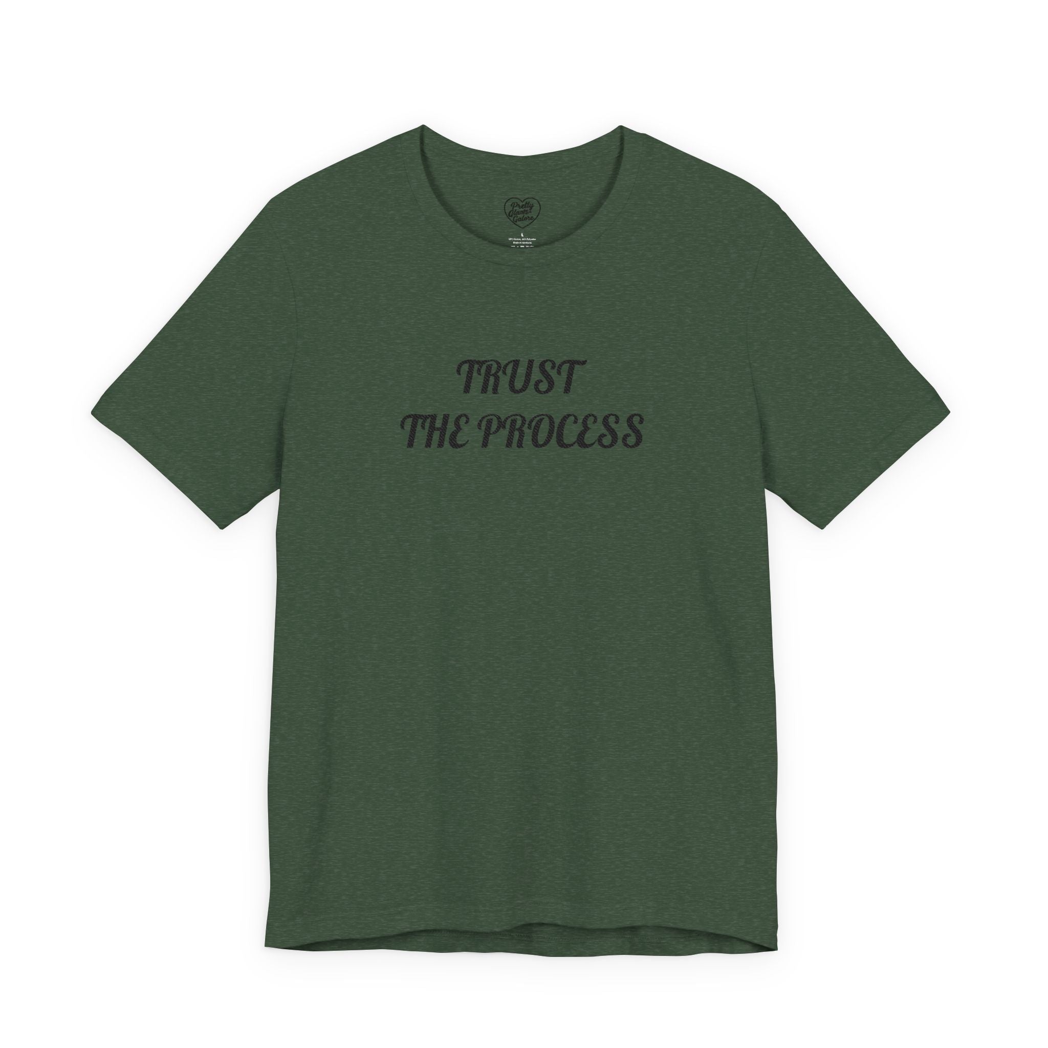 Trust the Process Tee — Inspirational Motivational White T‑Shirt