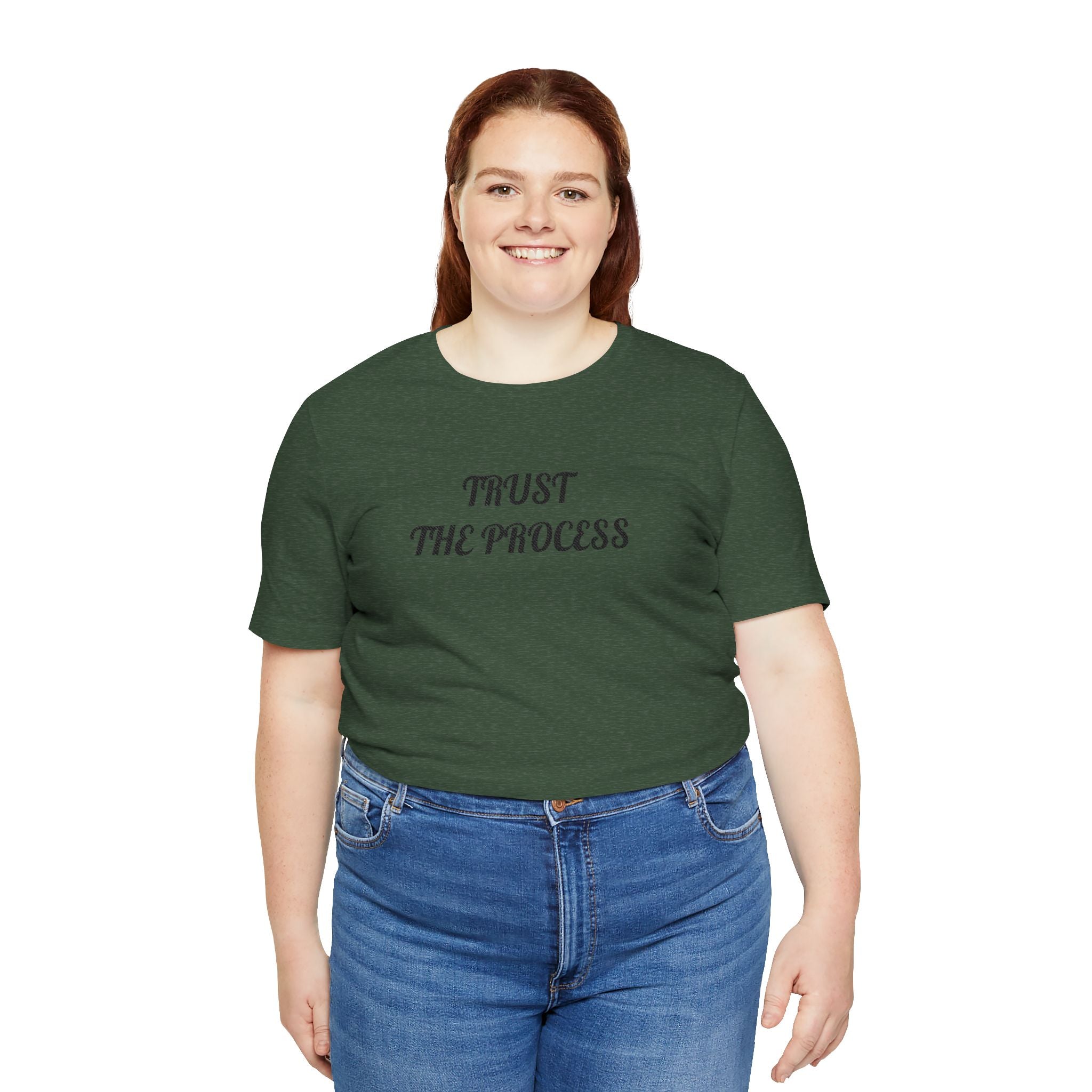 Trust the Process Tee — Inspirational Motivational White T‑Shirt