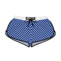 Blue Polka Dot Women's Relaxed Shorts — Casual Lounge & Summer Beachwear