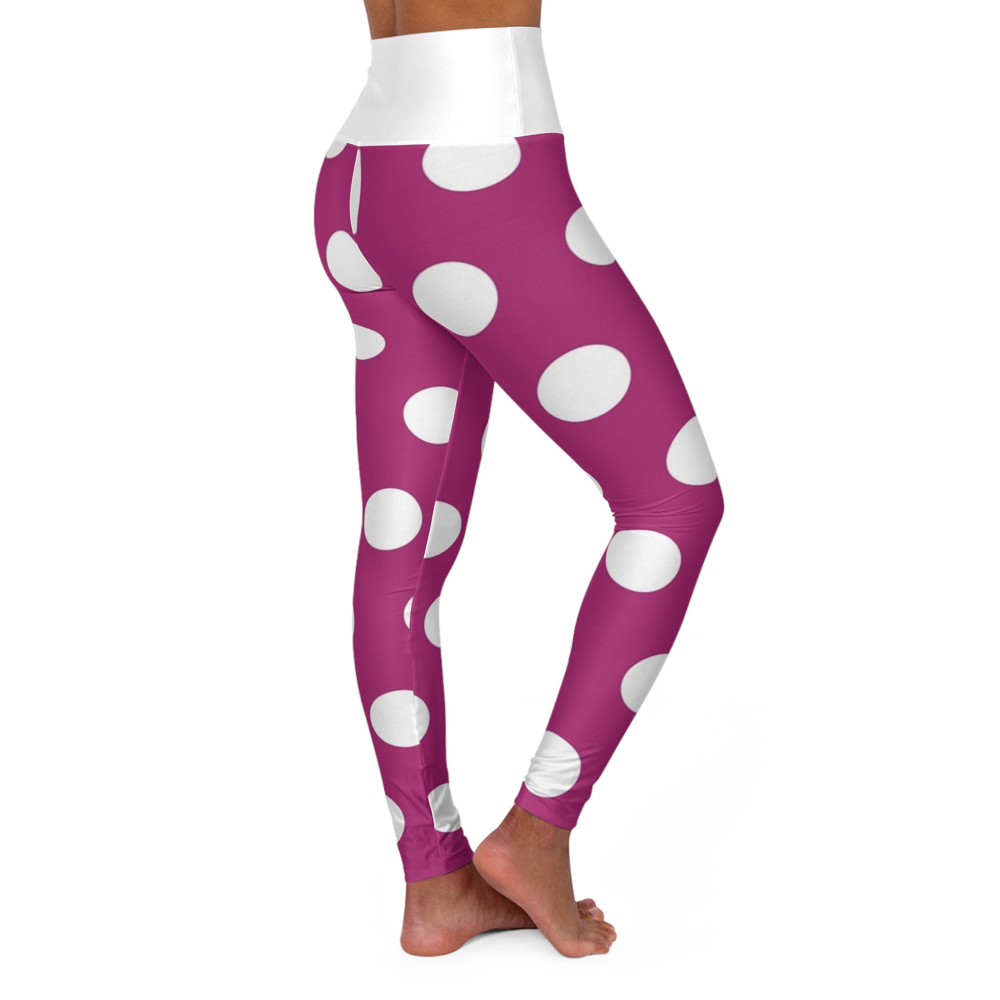 High Waisted Yoga Leggings (AOP)