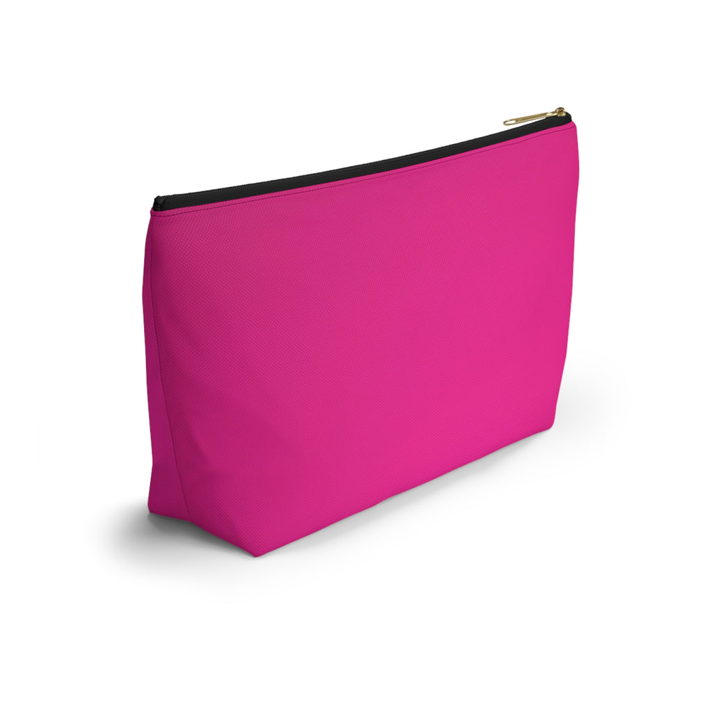Pretty Glam Galore Heart Cosmetic Pouch — Pink Accessory Bag