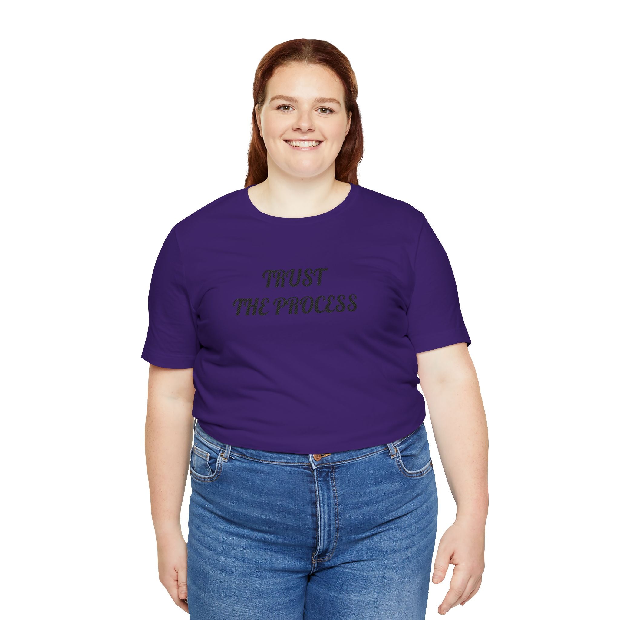 Trust the Process Tee — Inspirational Motivational White T‑Shirt