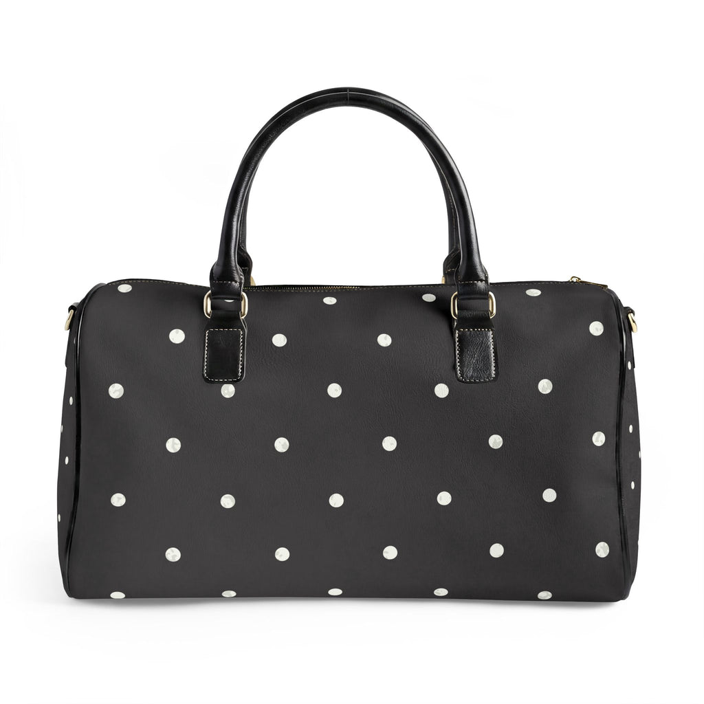 Faux Leather Travel Bag