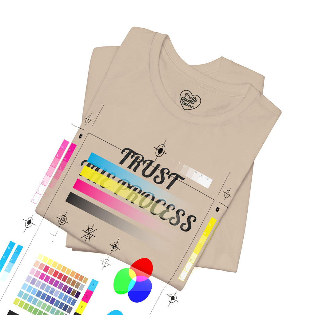 Trust the Process Tee — Inspirational Motivational White T‑Shirt