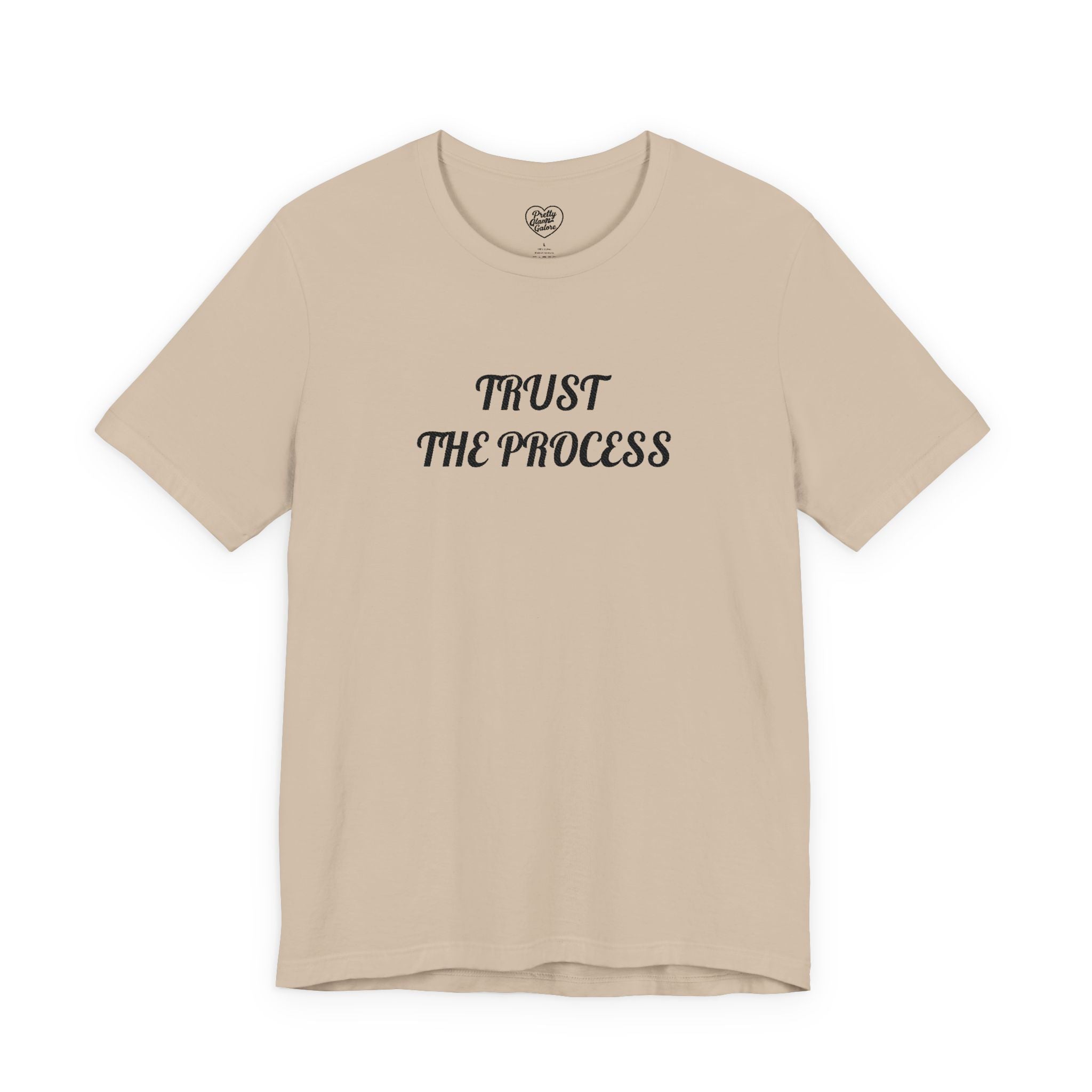 Trust the Process Tee — Inspirational Motivational White T‑Shirt