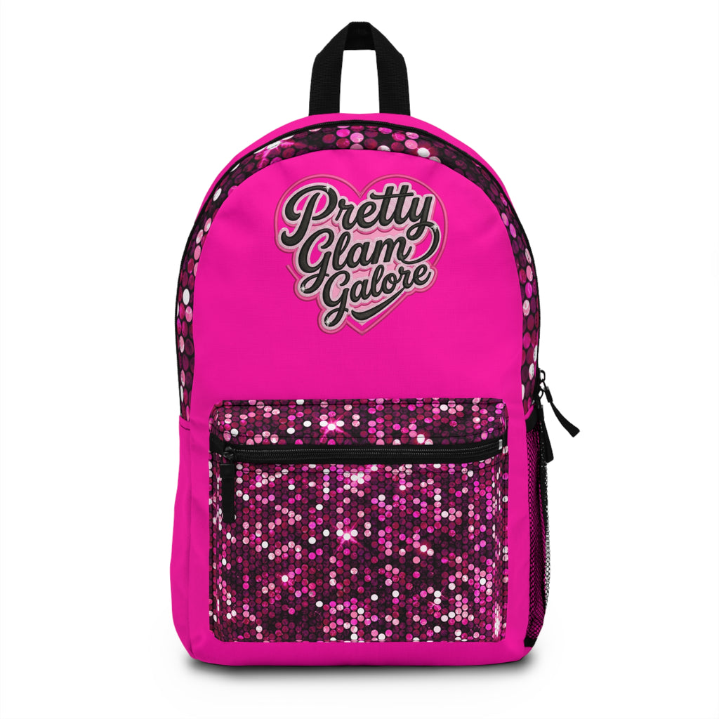 Pretty Glam Galore Pink Sequin Backpack