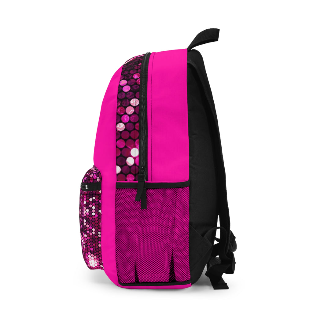 Pretty Glam Galore Pink Sequin Backpack