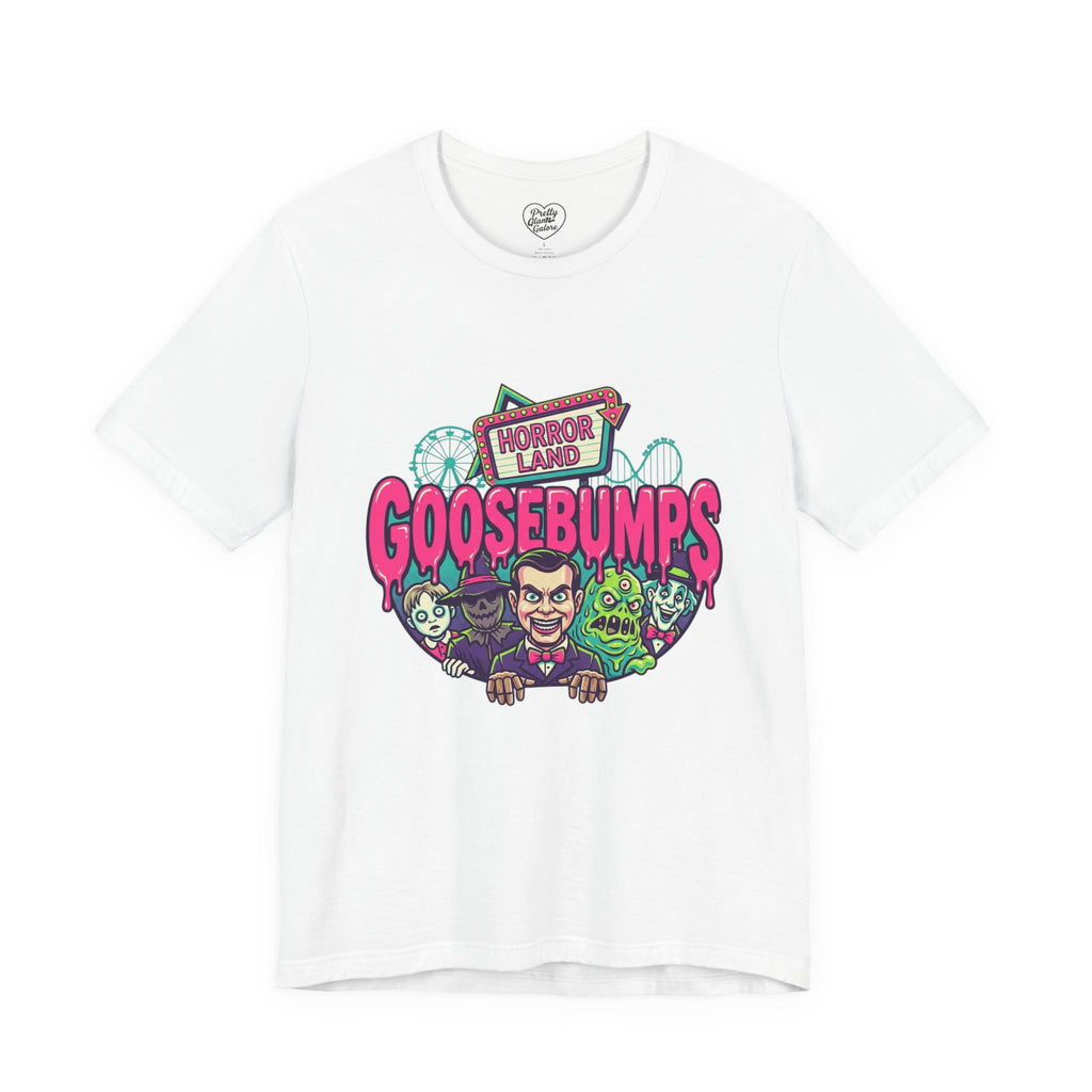 Goosebumps Horrorland Graphic Tee - Retro Scary Monsters T-Shirt