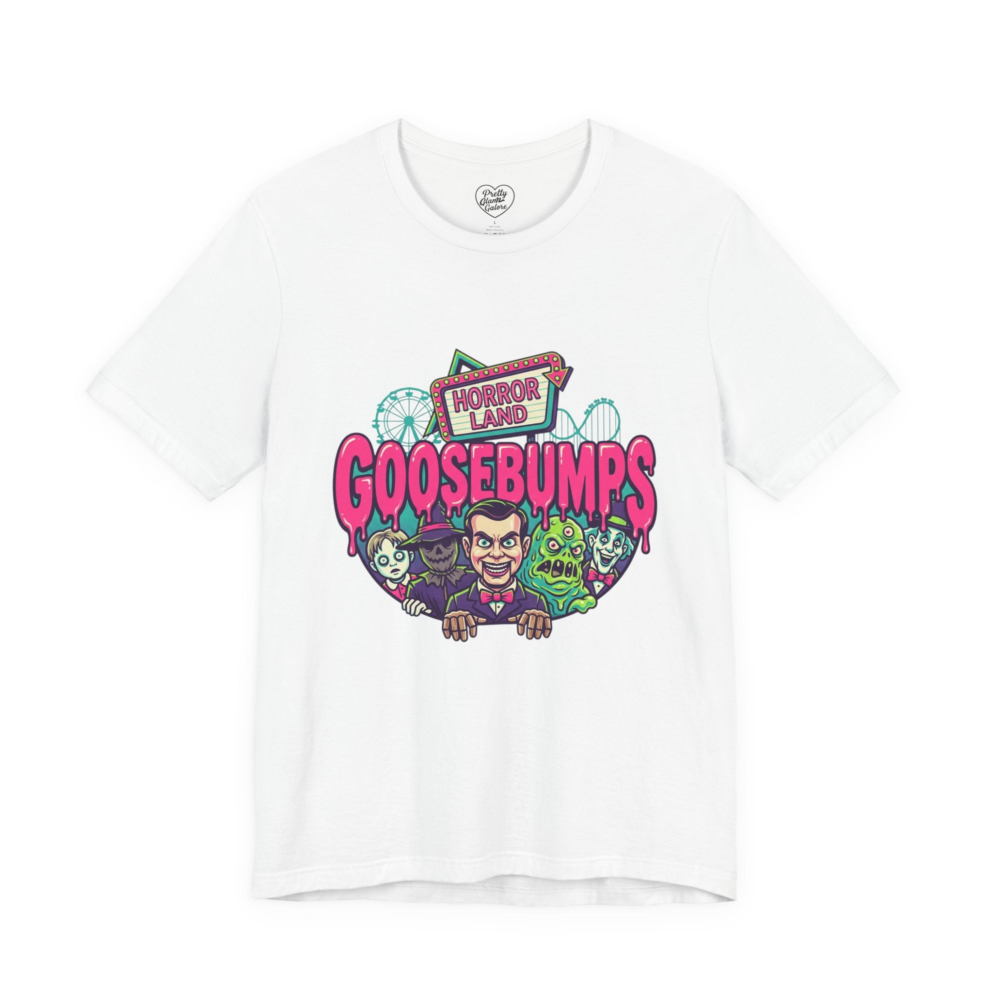 Goosebumps Horrorland Graphic Tee - Retro Scary Monsters T-Shirt