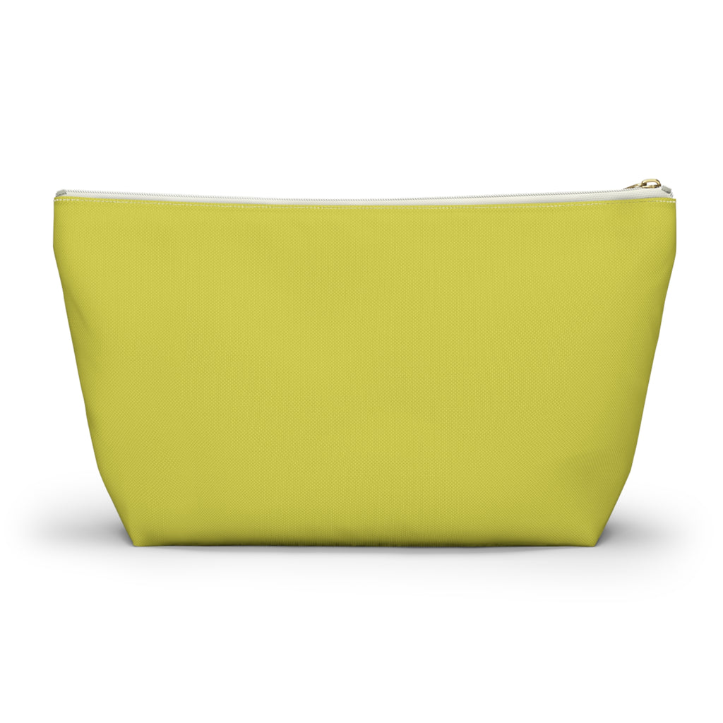 Pretty Glam Galore Yellow Accessory Pouch — T‑Bottom Makeup Bag