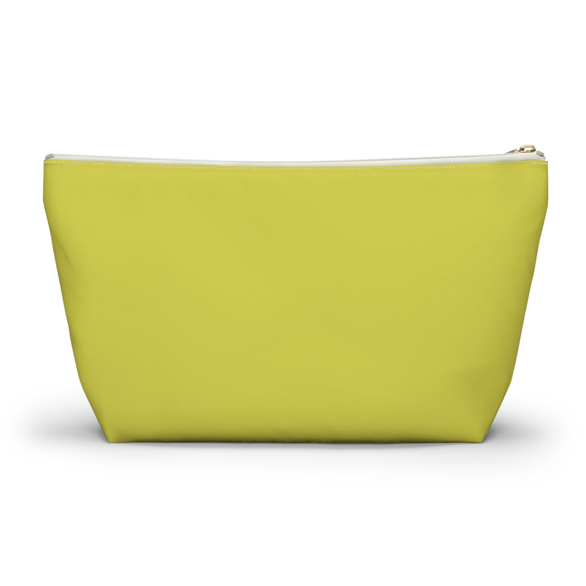 Pretty Glam Galore Yellow Accessory Pouch — T‑Bottom Makeup Bag
