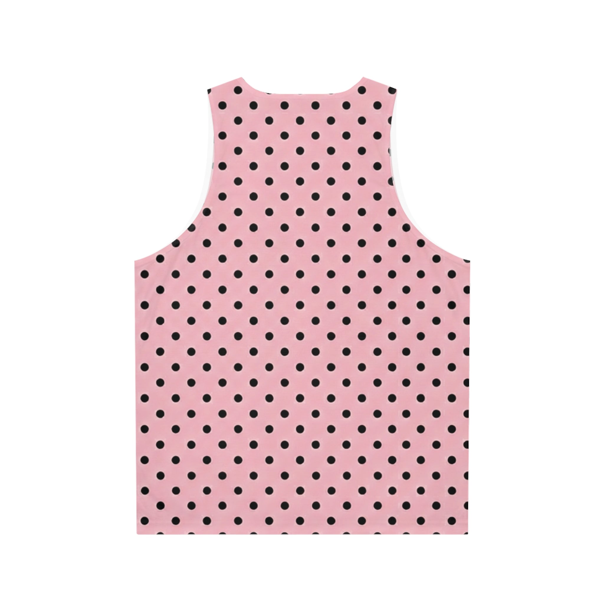 Pink Polka Dot Tank Top — Cute Retro Sleeveless Top