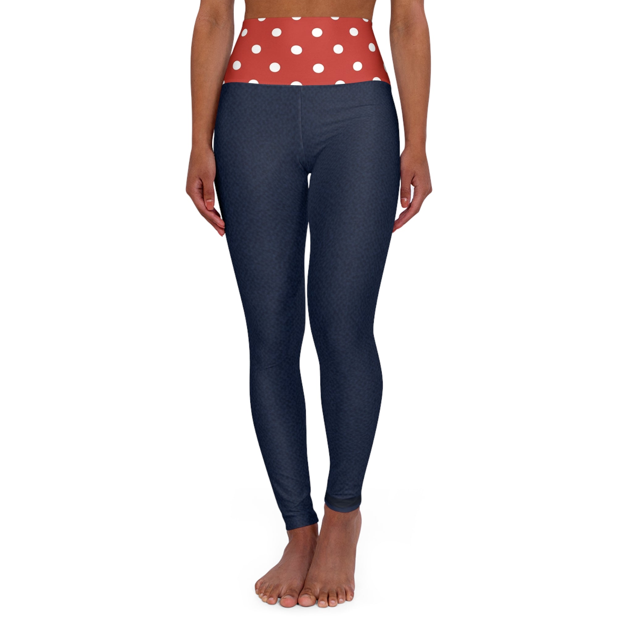 High Waisted Yoga Leggings (AOP)