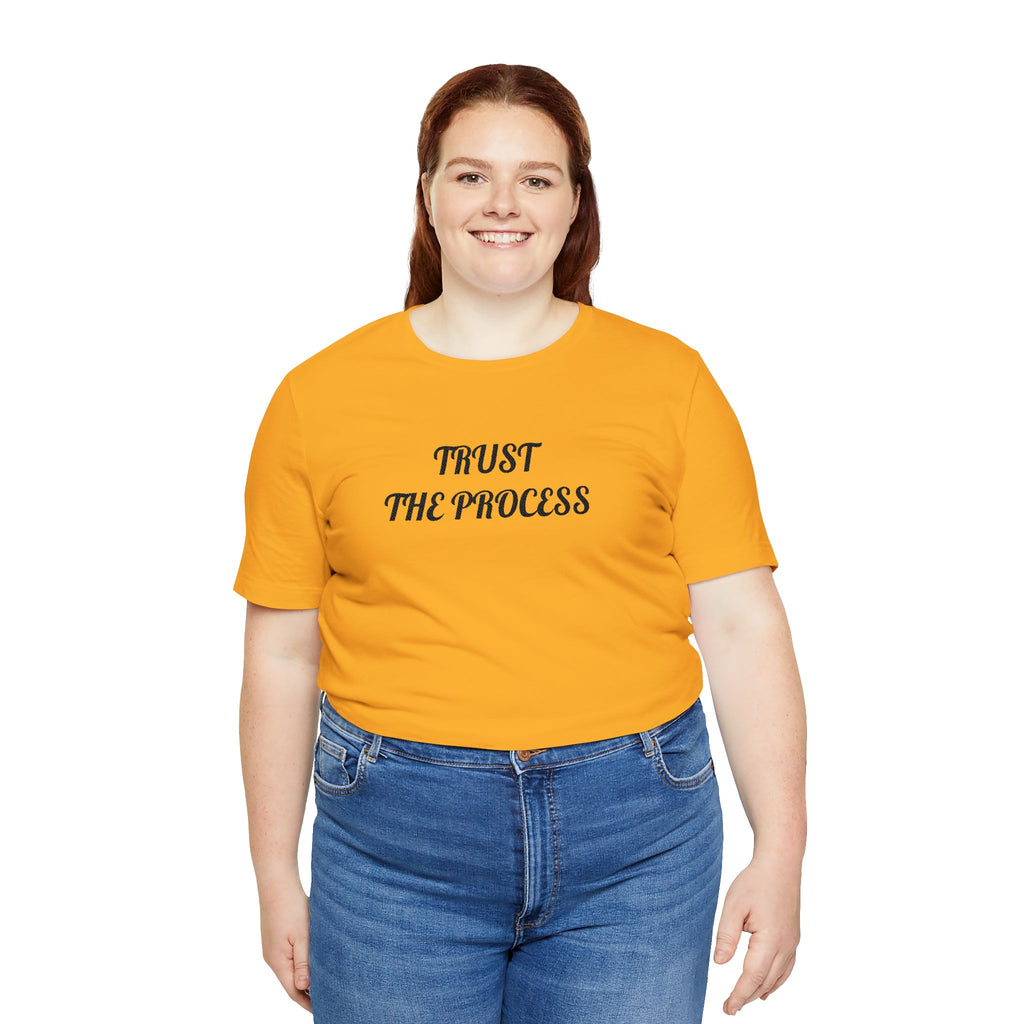 Trust the Process Tee — Inspirational Motivational White T‑Shirt