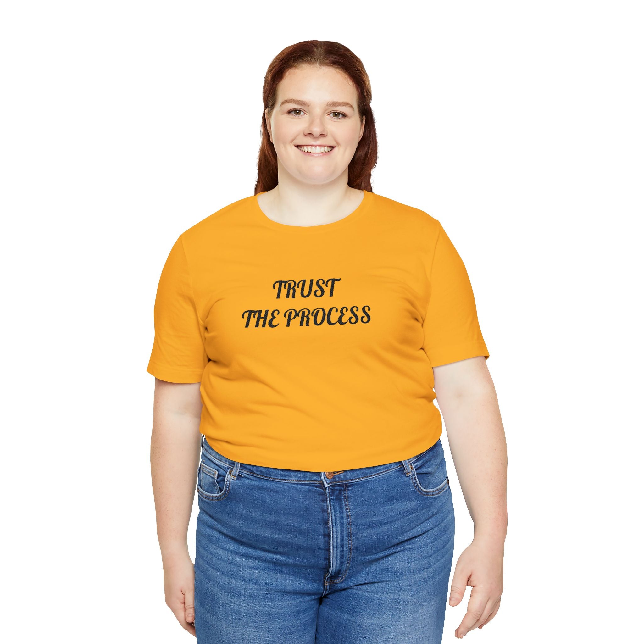 Trust the Process Tee — Inspirational Motivational White T‑Shirt