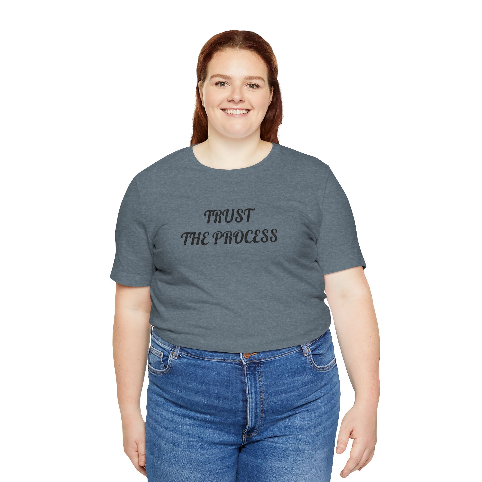 Trust the Process Tee — Inspirational Motivational White T‑Shirt