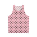 Pink Polka Dot Tank Top — Cute Retro Sleeveless Top
