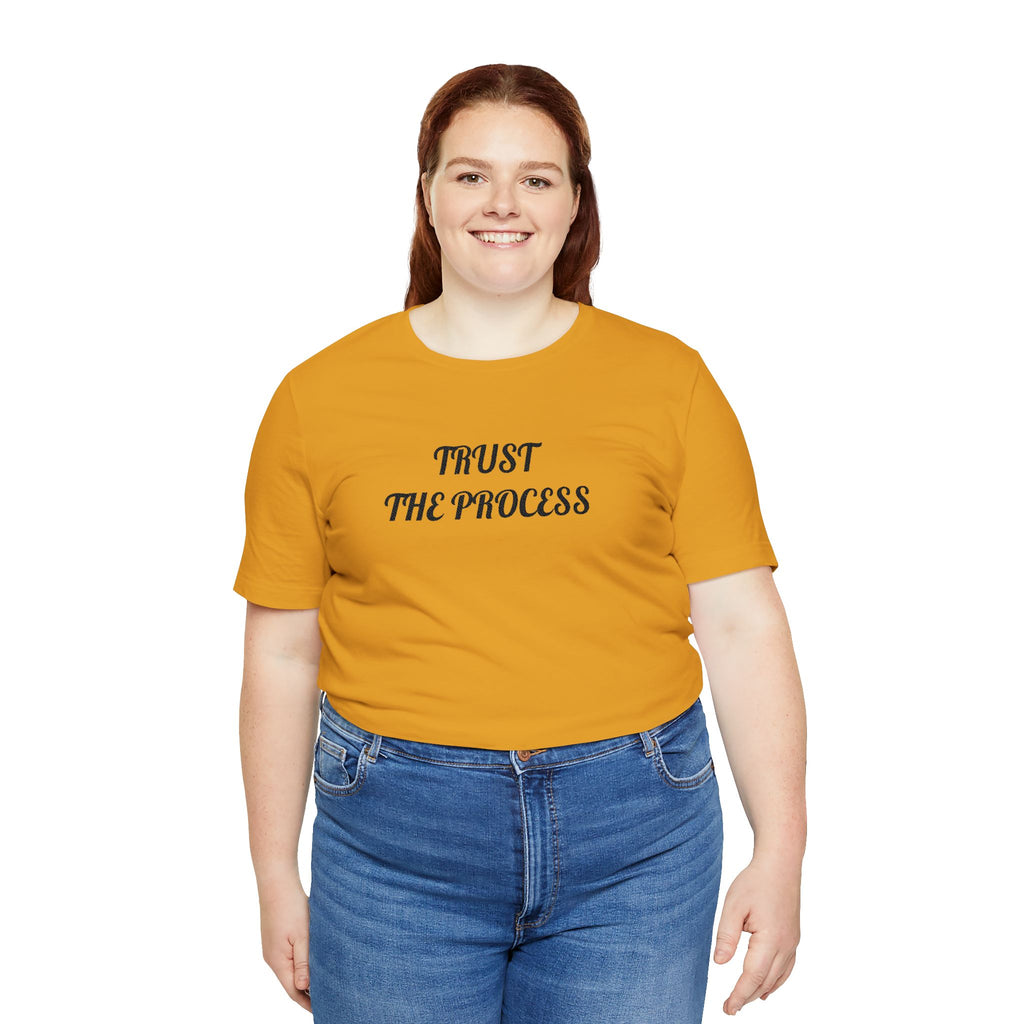 Trust the Process Tee — Inspirational Motivational White T‑Shirt