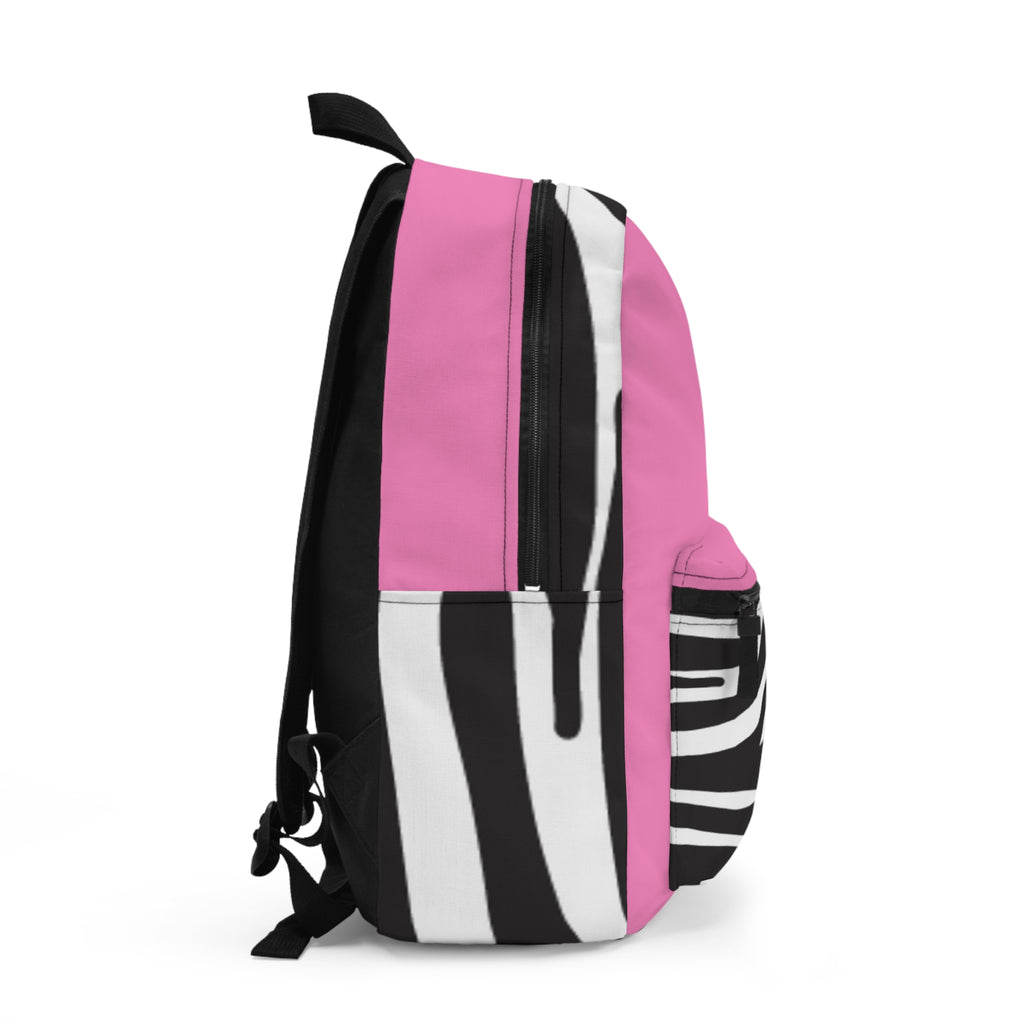 Pretty Glam Galore -Pink Zebra Backpack
