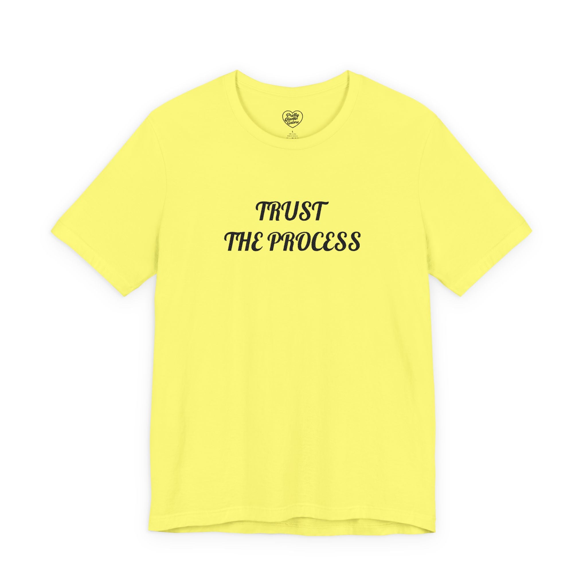 Trust the Process Tee — Inspirational Motivational White T‑Shirt