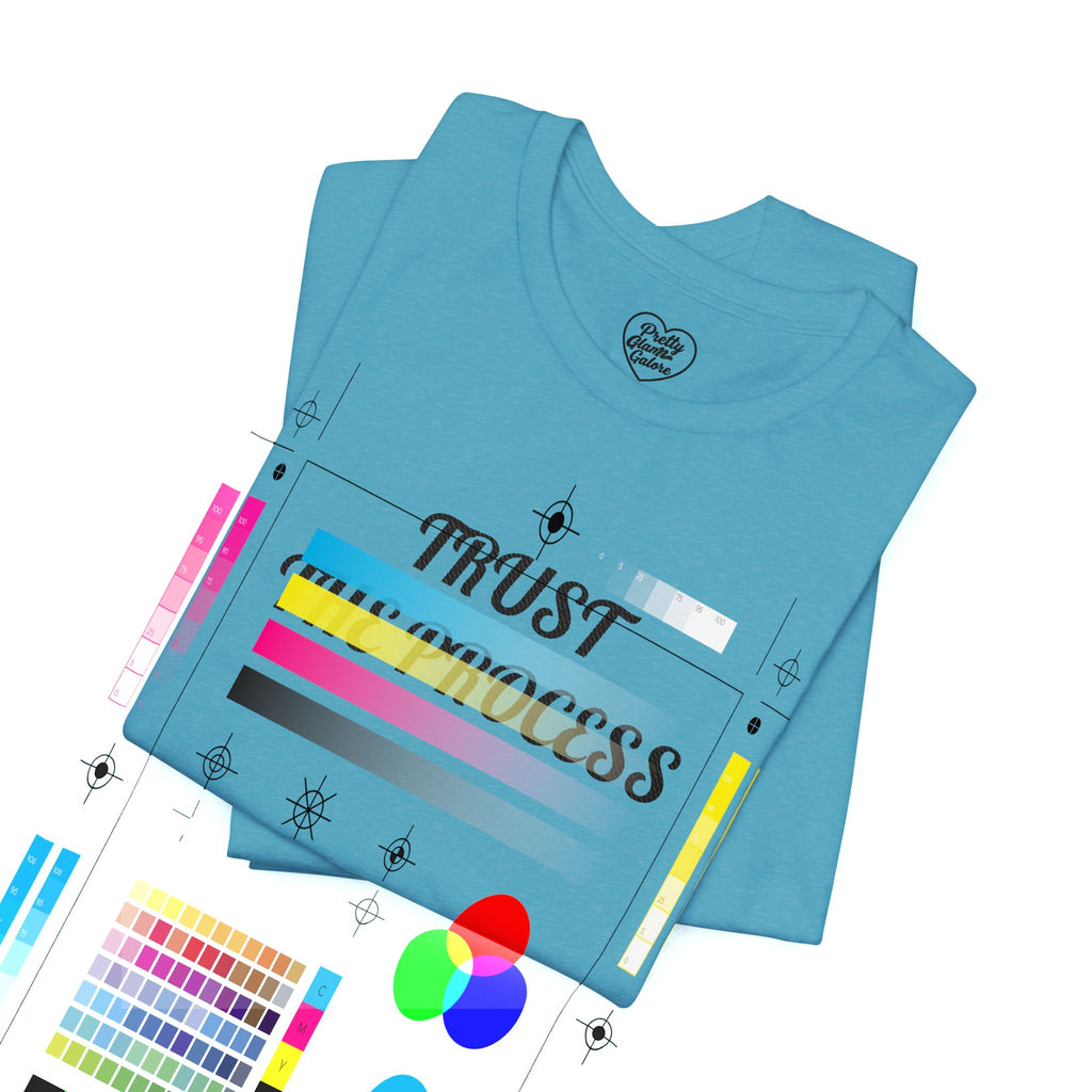 Trust the Process Tee — Inspirational Motivational White T‑Shirt