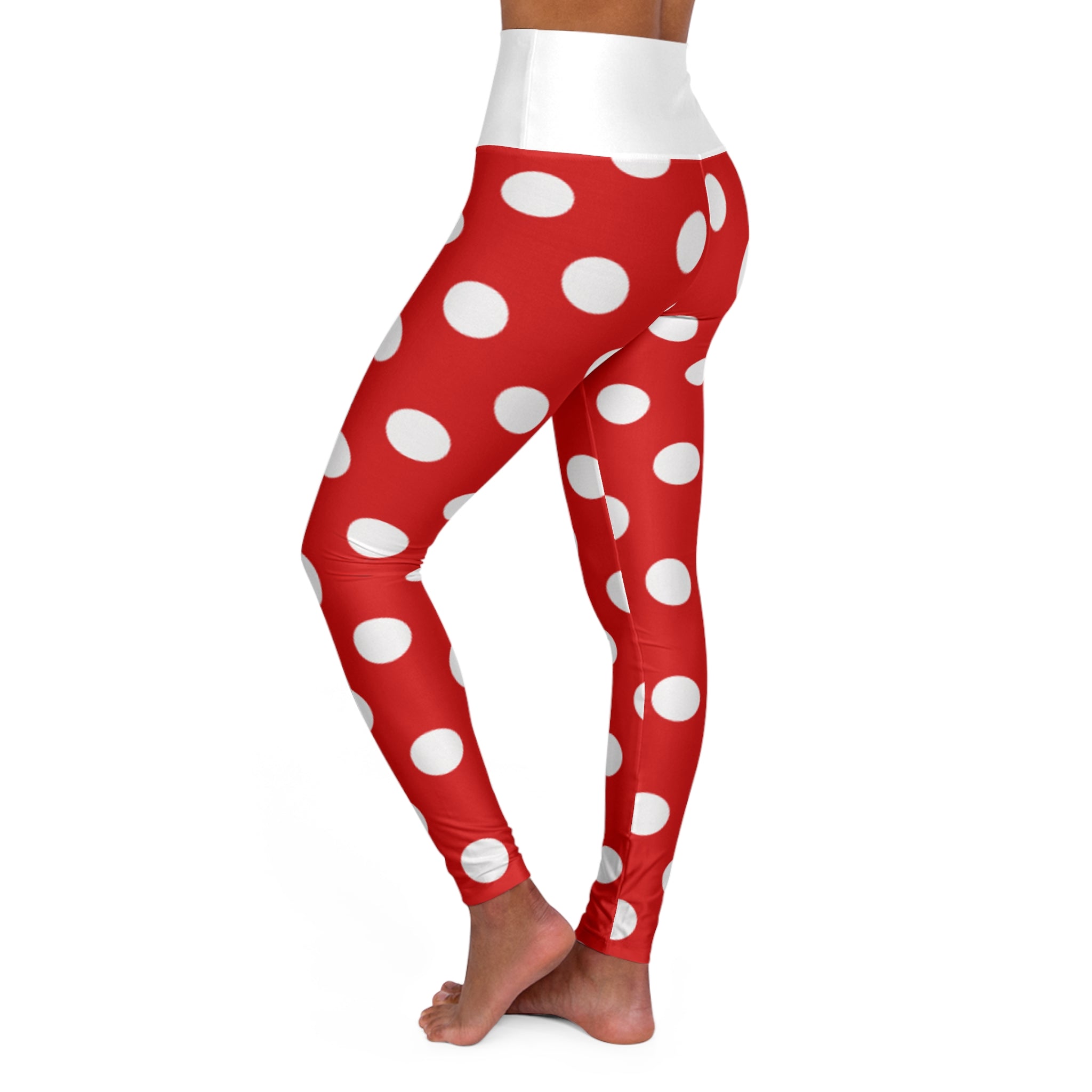 High Waisted Yoga Leggings (AOP)