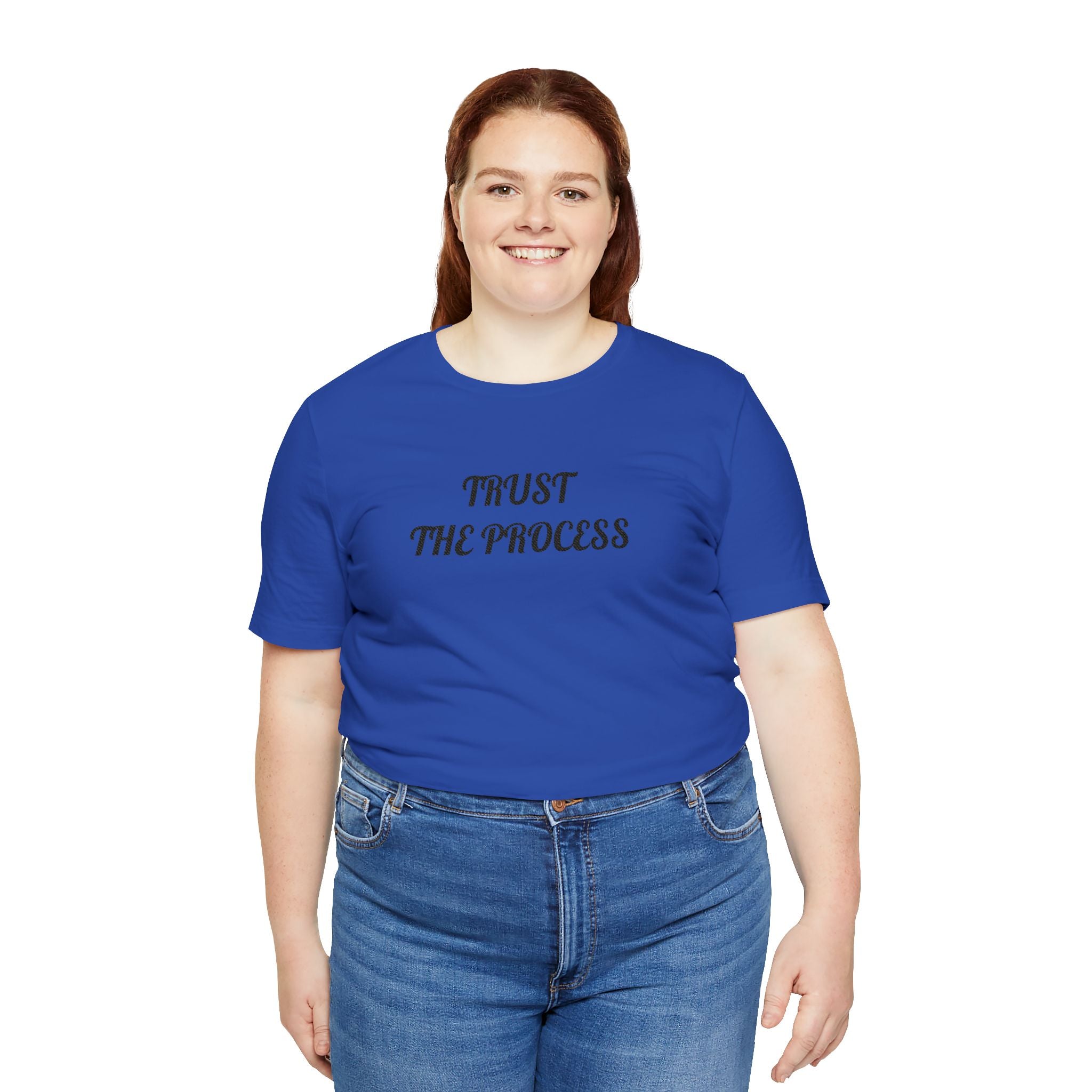 Trust the Process Tee — Inspirational Motivational White T‑Shirt