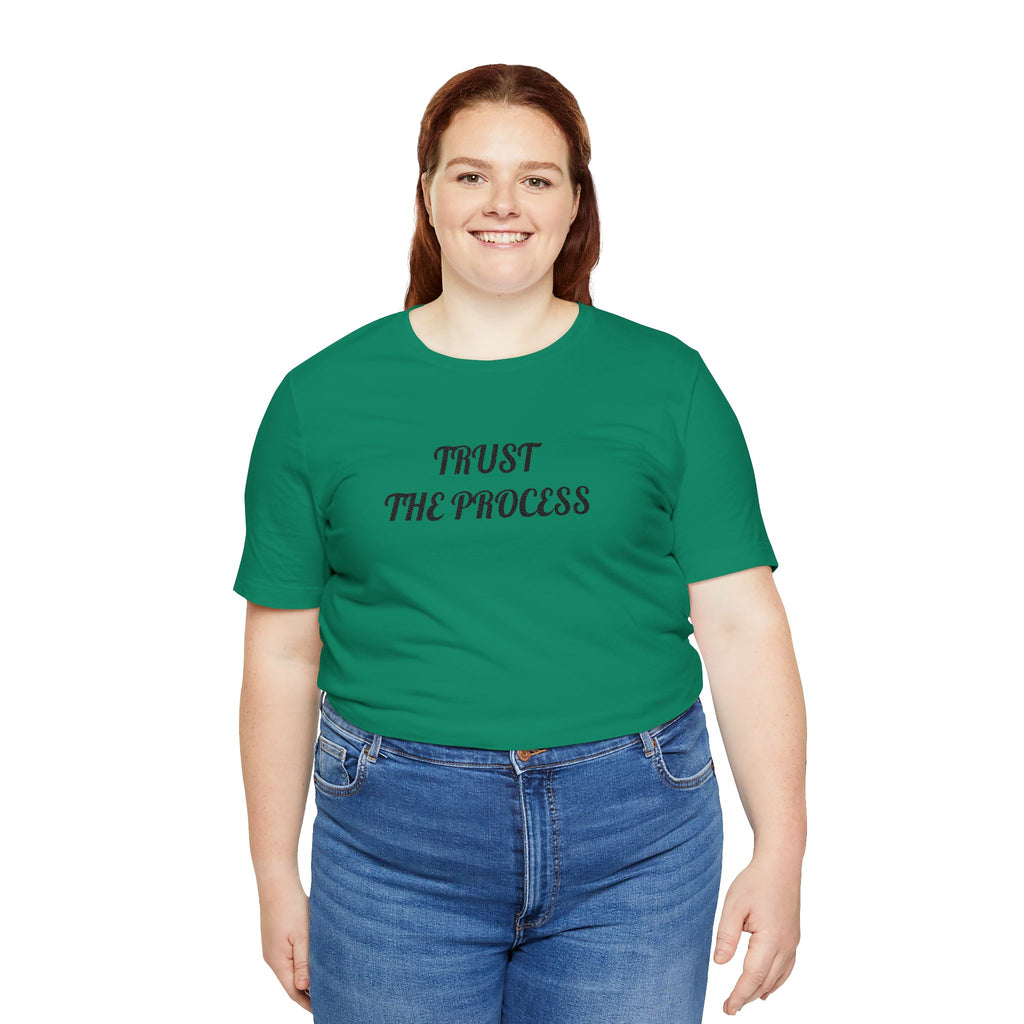 Trust the Process Tee — Inspirational Motivational White T‑Shirt