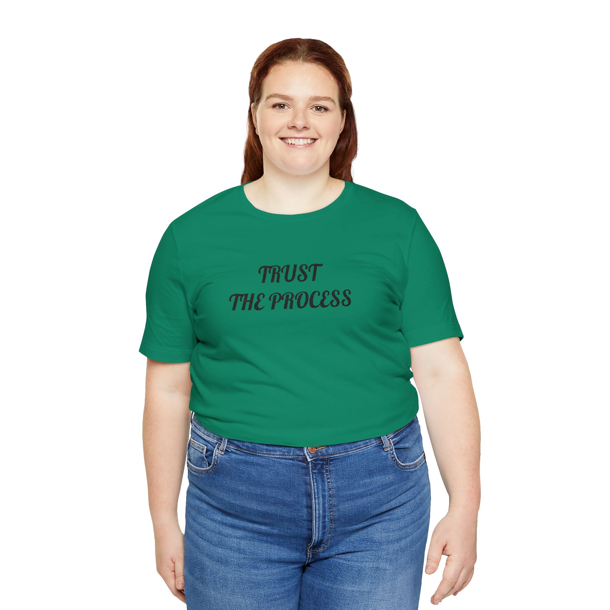 Trust the Process Tee — Inspirational Motivational White T‑Shirt