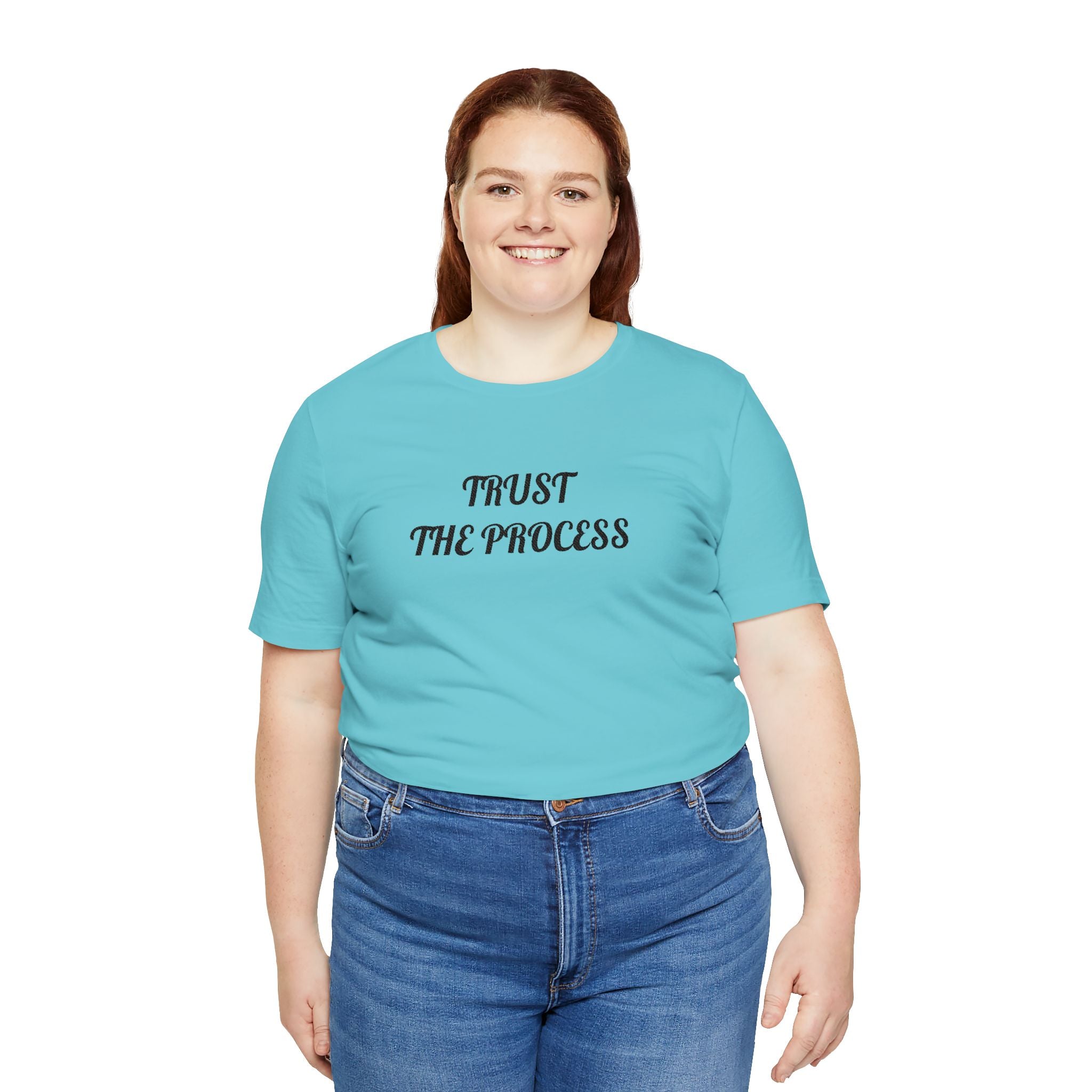 Trust the Process Tee — Inspirational Motivational White T‑Shirt